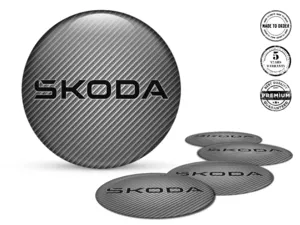 Skoda Radplaketten Ausgabe Premium Autoembleme